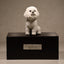 Bichon Sculpture Pet Urn