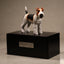 FoxTerriers sculpture pet urn