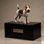 FoxTerriers sculpture pet urn