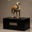 Greyhound sculpture pet urn