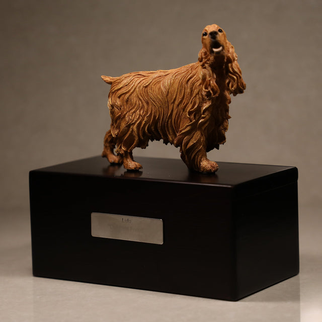 Cocker Spaniel Sculpture Pet Urn