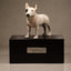 Bull Terrier sculpture pet urn