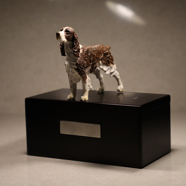 Springer Spaniel Sculpture Pet Urn