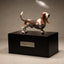 Basset Dog Sculpture Pet Urn
